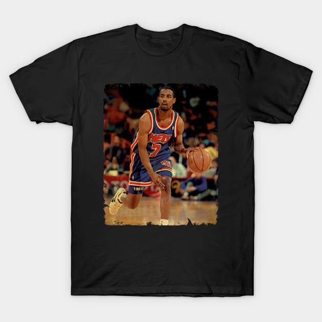 Kenny Anderson /// Kenny Anderson Vintage Design Of Basketball /// 70s T-Shirt by Statman Sports